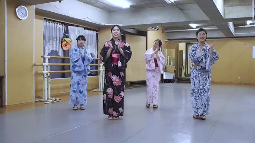 ⁣Sakura Saku Ondo Dance Tutorial