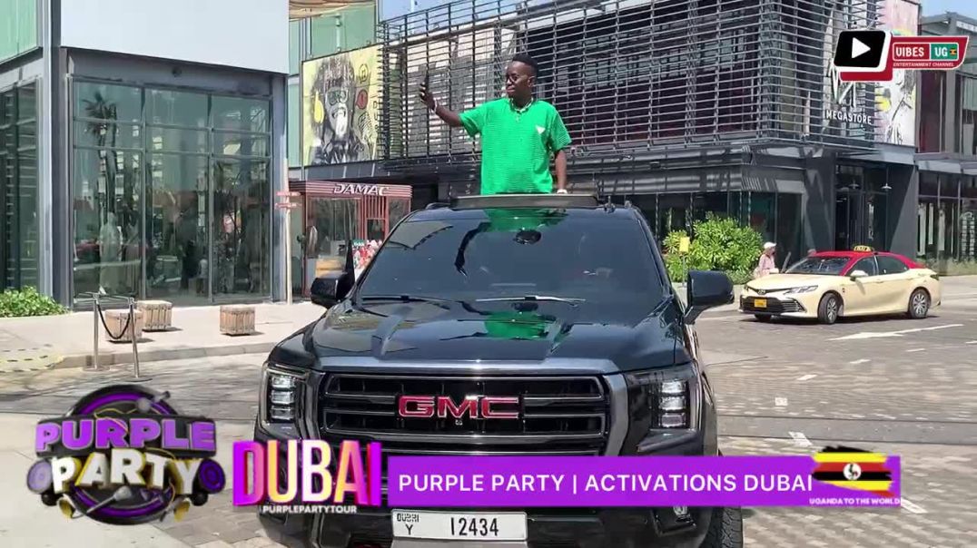 ⁣Dubai purple party activations  three sleepless nights in Dubai  Today boat cruise