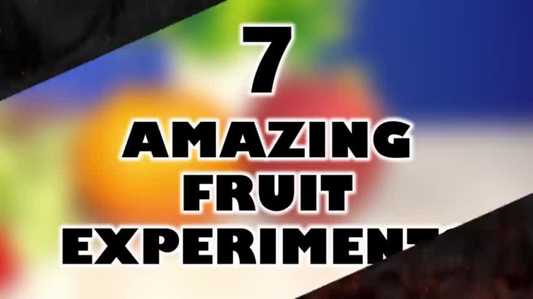 ⁣7 Crazy Fruit Science Experiments To Do At Home