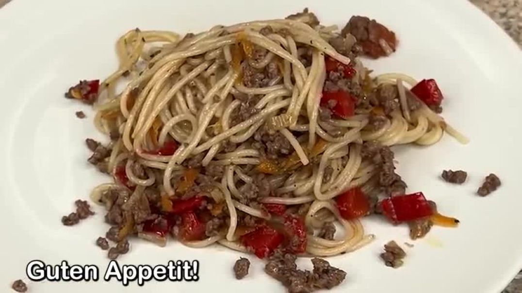 ⁣Dies ist ein so leckeres Spaghetti Rezept dass Sie es lieben werden Unglaublich gesunde Pasta