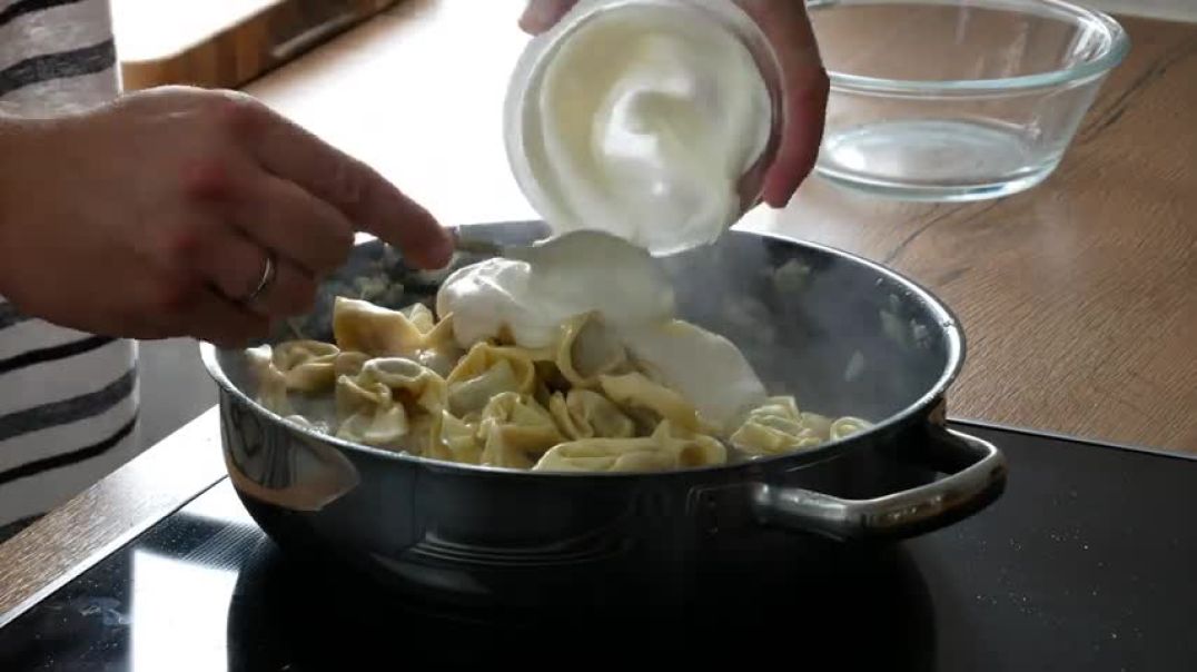 Schnelle Tortellini Pfanne mit Spitzkohl  Hack Rezept  Tortellini StirFry with Cabbage  Beef
