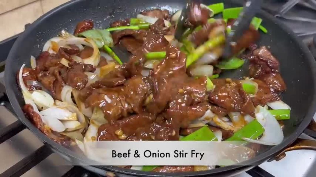 ⁣Beef And Onion Stir Fry Tender And Juicy Beef
