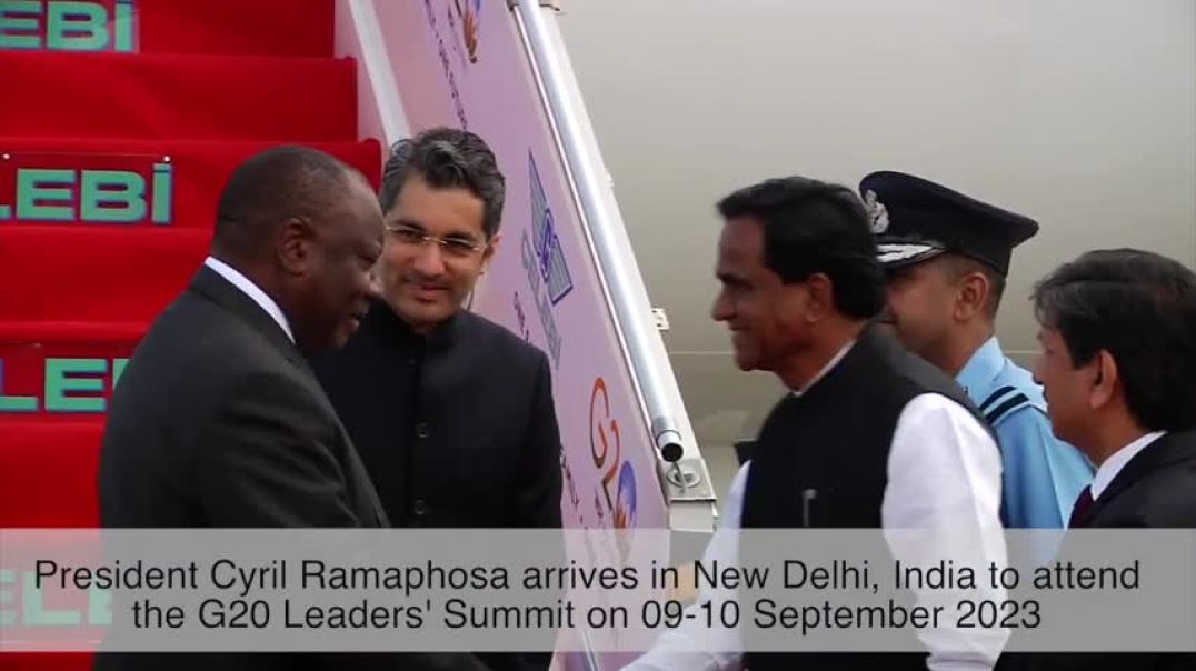 ⁣President Cyril Ramaphosa attended the  20 Leaders Summit in New Delhi India PresidencyZA