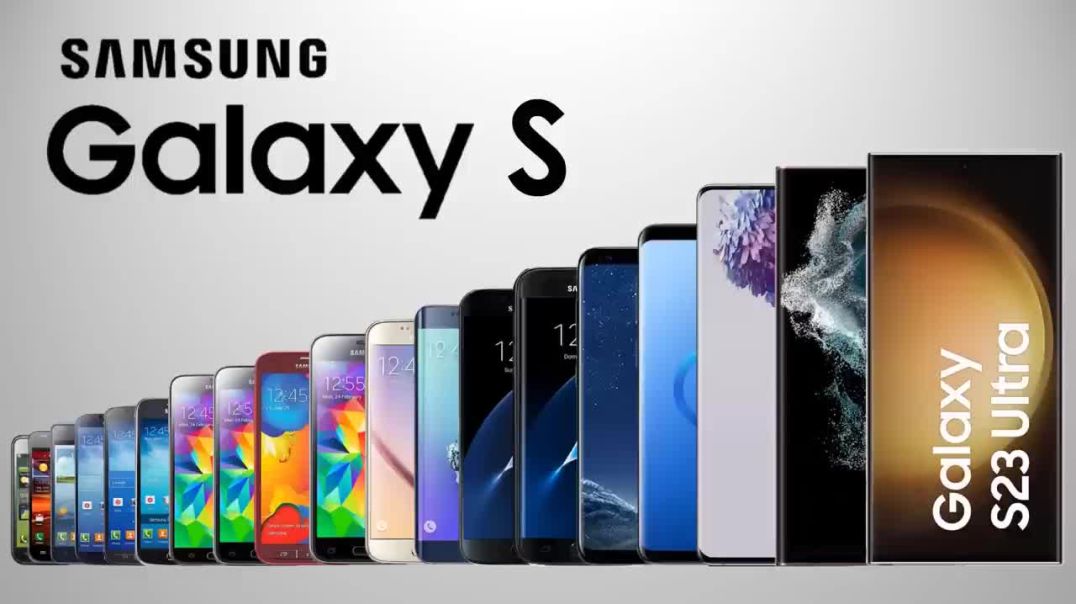 ⁣Evolution of Samsung Galaxy S Series S1  S23