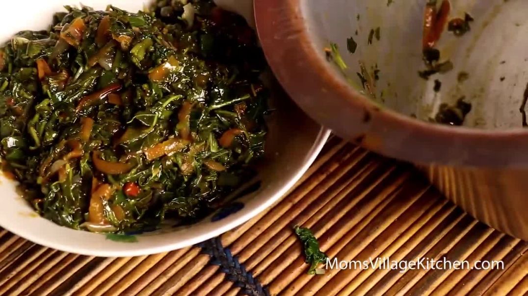 ⁣How To Cook Ddoodo - Amaranth - Ugandan African Food