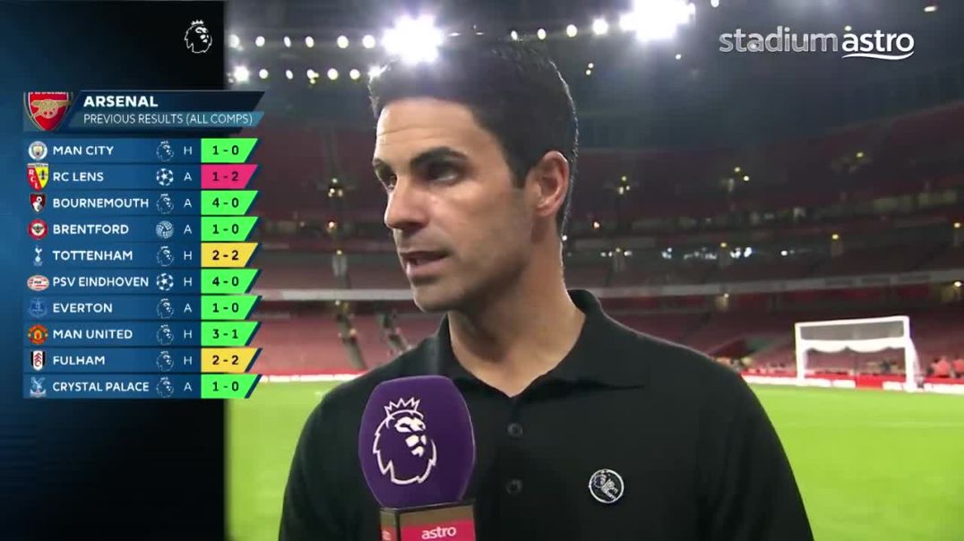 ⁣Mikel Arteta calls for Arsenal fans to BACK David Raya as the Arsenal goalkeeper!  Astro SuperSport