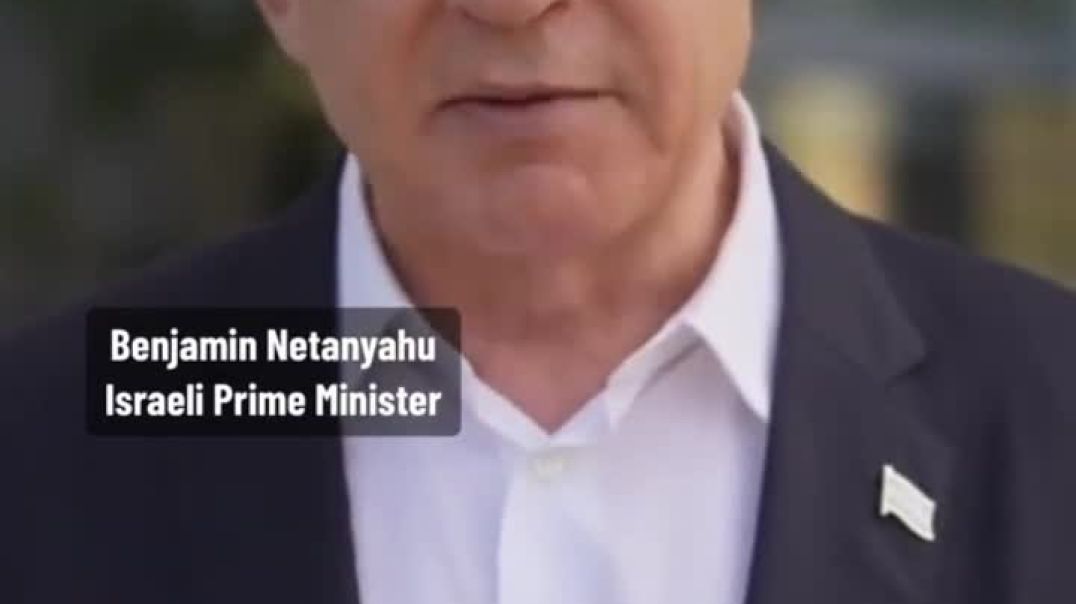 ⁣Israeli Prime Minister Benjamin Netanyahu responds to deadly Hamas attack