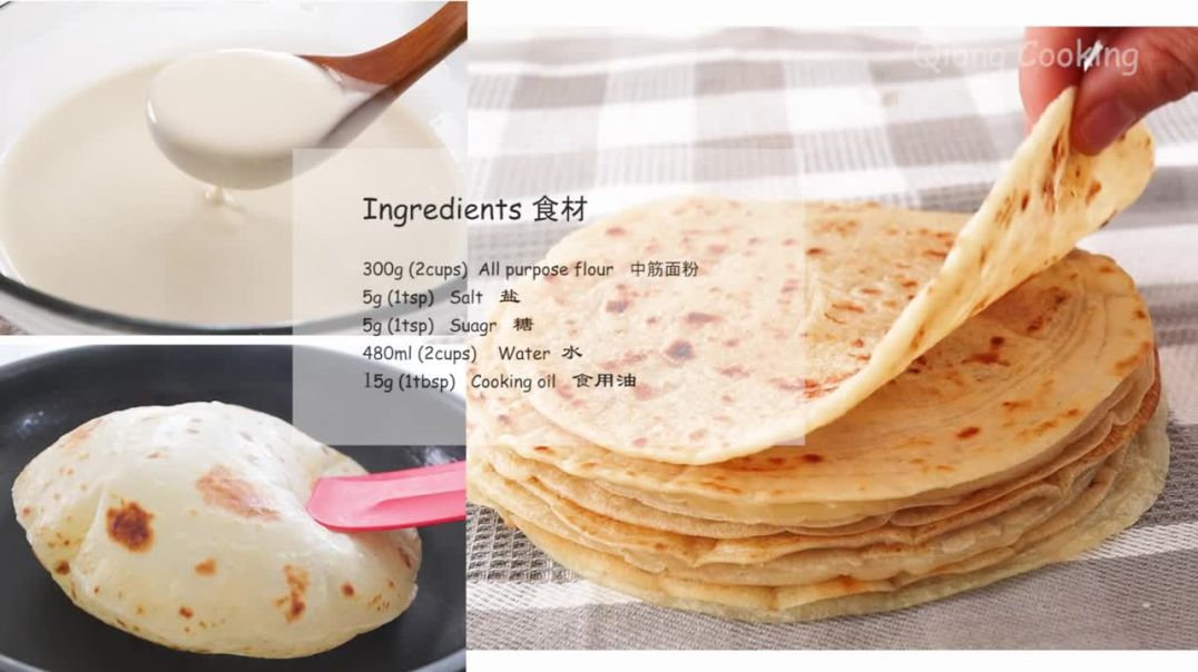 ⁣5 Minutes Ready Quick and Easy flatbread made with Batter No Kneading No Oven