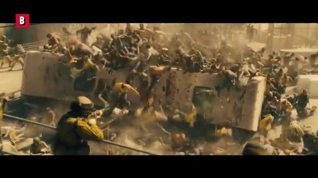 ⁣Zombie Attack in Jerusalem that wall wasnt high enough  World War Z  CLIP