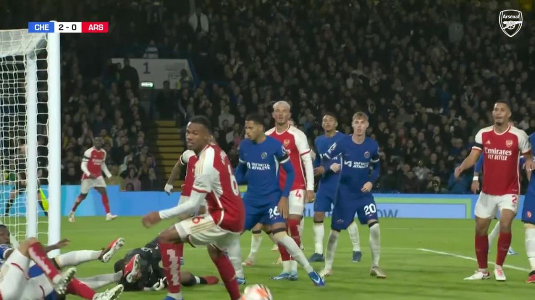 ⁣HIGHLIGHTS  Chelsea vs Arsenal 22  Premier League  Rice  Trossard secure a dramatic point