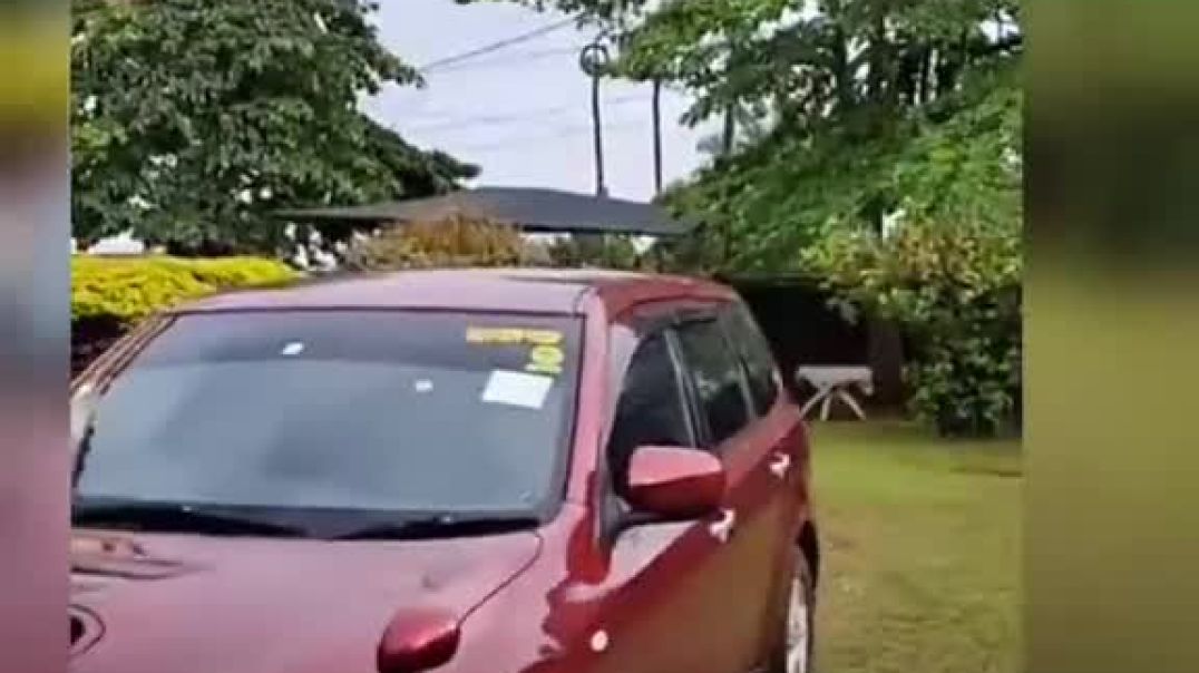 Tamale Junior Shows His Brand New Subaru Car To His Lovely Dad