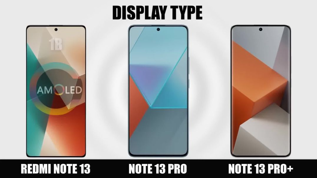 ⁣Redmi Note 13 Vs Redmi Note 13 Pro Vs Redmi Note 13 Pro
