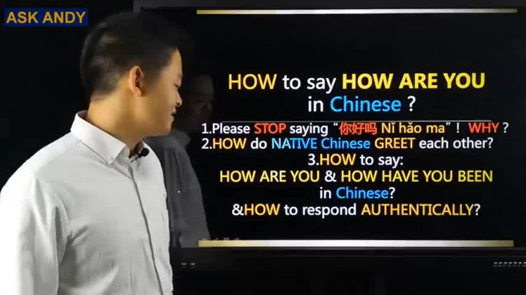 ⁣How to Greet People in Chinese Mandarin HELLO HOW ARE YOU in Chinese Learn Chinese Greetings