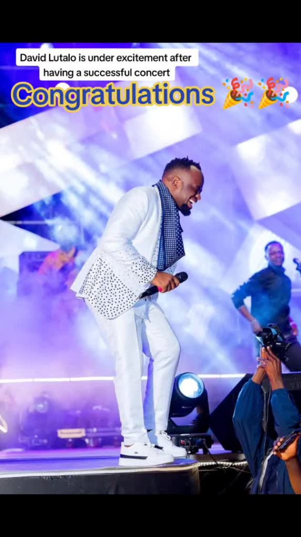 David Lutalo Is Under Exeitement After Having a Successful Concert