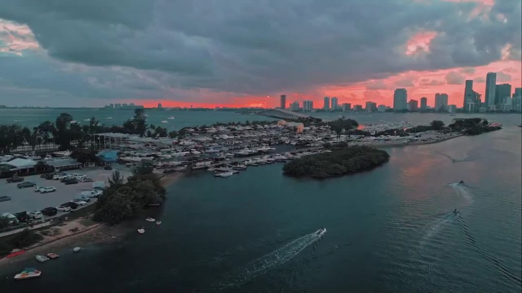 ⁣Wonders of Miami Florida, by Drone Video 4k ultra HD