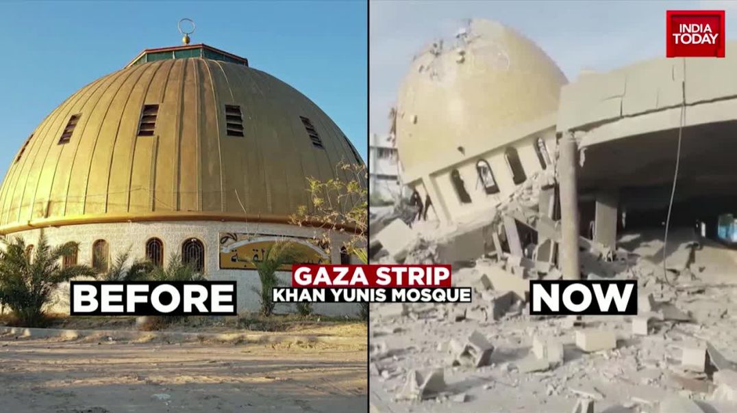 Watch Exclusive Visual Of Before And After Effect Of War On Israel & Gaza