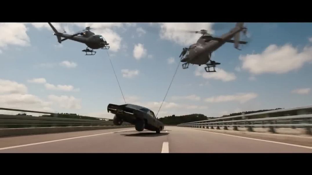⁣Fast X (2023) - Dom;s Car vs helicopter