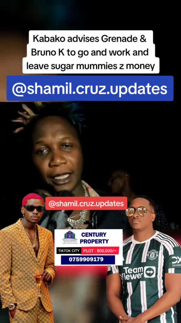⁣Singer Kabako  Advises Grenade & Bruno K To Go And Work And Leave Suger Mummies Money