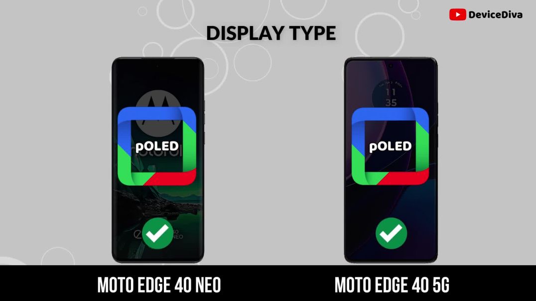 ⁣Motorola Edge 40 Neo vs Motorola Edge 40 5G