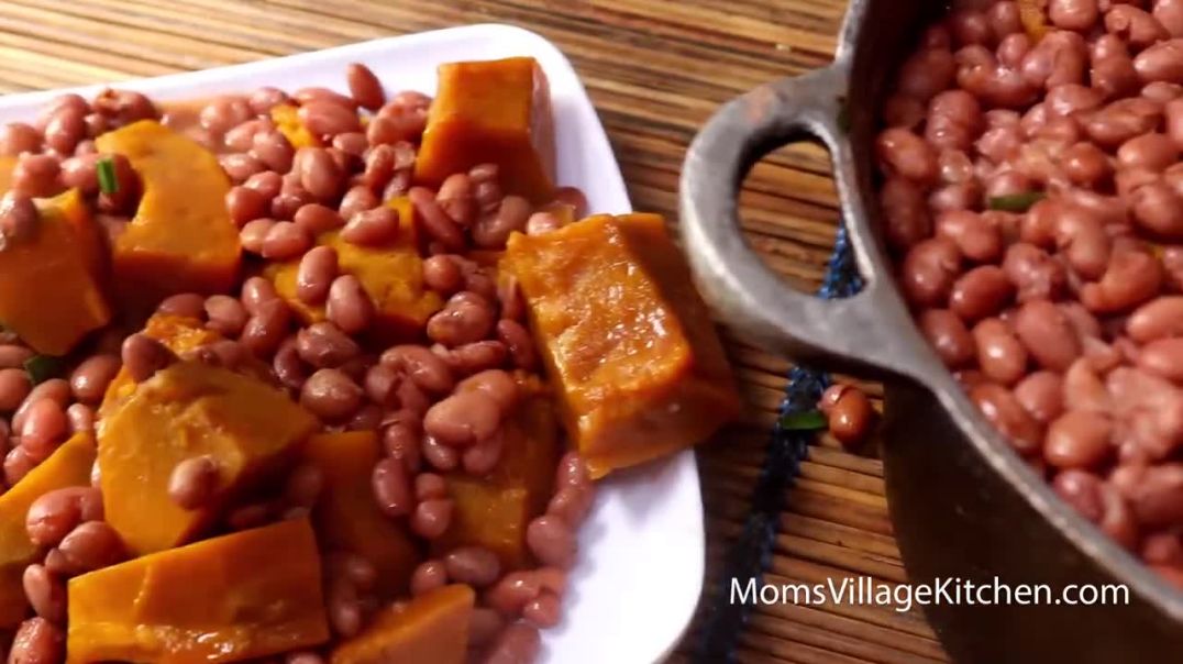⁣How To Cook Pumpkin  Beans Katogo  Ugandan African Food