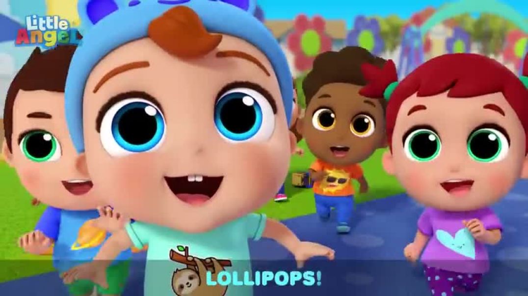 ⁣Mix Lollipop Song  Jills Birthday Spa  Little Angel Kids Songs  Nursery Rhymes
