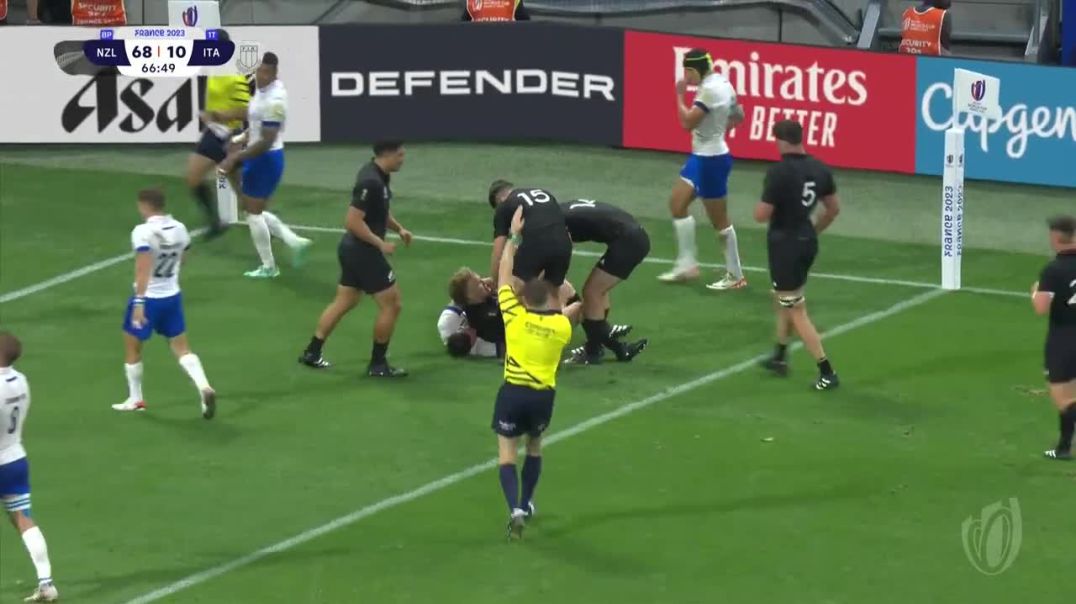 ⁣HIGHLIGHTS  All Blacks v Italy 2023 Rugby World Cup  Pool A